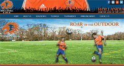 Desktop Screenshot of hollandiasoccer.com